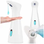 Automaatne vedelseebi doseerija, 200 ml, kontaktivaba, valge