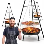 Hearth Garden Tripod riputatav grill, 50 cm l&otilde;kkeks