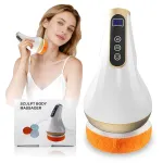 Juhtmevaba tselluliidivastane massager, 12 LCD režiimi, 3 otsikut