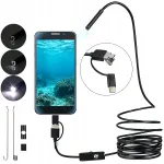 Endoskoopinspection kaamera 5,5 mm 2 m USB-C Android LED