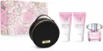 Versace Bright Crystal EDT 90 ml komplekt palsami 100 ml, geeli 100 ml ja kosmeetikakotiga