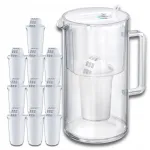 Aquaphor Nord 2,5 l valge veekann, 10 A5 kassettidega (350 l)