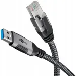 USB 3.0 (A) kuni RJ45 Ethernet adapter, Cat.6 FTP, 1,5 m