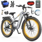 ZAZAWORK elektrijalgratas 48V 20Ah 1000W, 45 km/h, 120 km, 27,5" laiad rattad