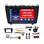 Automuusika 2DIN Mazda 6 (GH) 2008&ndash;2015, Android 13, 4G/64GB, Android Auto ja CarPlayga