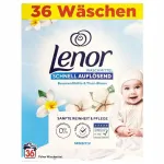 Pesupulber lastele ja allergikutele Lenor Sensitiv, 1,98 kg, 36 pesukorda