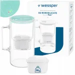 Klaasist kann Wessper D2 BOROSILICATE 3 l, Futureflow ja 2 filtriga