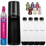 Vee k&uuml;llastaja SodaStream Terra must, 4 pudelit, 6 joogiresi