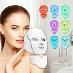 LED mask n&auml;ole, kaelale ja dekolteele, 7 v&auml;rvi