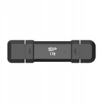 V&auml;line SSD Silicon Power DS72 1 TB, USB-A/USB-C, must