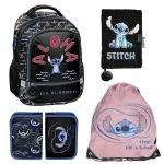 Koolikomplekt Stitch Paso: seljakott, pliiatsitasku, kott, p&auml;evik, 1-3 klassile