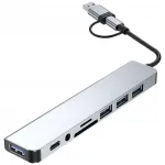 H&otilde;bedane USB Type-C hub mitme kiire andmeedastuspesaga