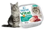Gold Cat Vital niiske kassitoit kanaliha, veise- ja metssea lihaga, 100 g pat&eacute;