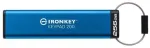 USB-m&auml;lupulk Kingston IronKey Keypad 200, 256 GB, USB 3.2, sinine