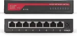 Gigabit Ethernet POE l&uuml;liti, 8 porti, metallist, Plug & Play