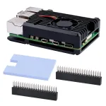 Alumiiniumist korpus jahutusega ja PWM ventilaatoriga, sobib Pi 5, 4GB/8GB