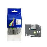 Brother TZe-231 etikettide riba, 12 mm x 8 m, valge mustade tekstidega