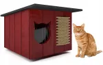 Kassimaja kraapimispostiga Couture Kennel Winter