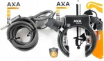 AXA Solid Plus rattalukustus kaabliga AXA 150