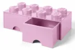 LEGO sahtel Brick 8, heleroosa
