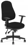 OFFIX R15 kontoritool, must, NOWY STYL