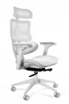 Ergonoomiline kontoritool ERGOTECH valgete raamidega, vastab EL direktiivile
