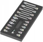 Vahu sissekanne WERA ZYKLOP 3/8''B, 22 osa komplekt