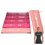 Marbo Sport vastupanutekummide komplekt, 5 tk, kotiga, roosad