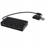 USB jagaja, 4 USB 2.0 pesa, micro pistikuga