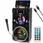 Helis&uuml;steem SQUEAK BeatBoxer BOOMBOX 850W BT FM KARAOKE MIK