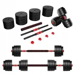 Reguleeritavate bituumenhantlite ja kangi komplekt Athler GRIFFIN 40 kg, 3in1