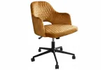 Kontoritool Paris, samet, sinepikollane, 43684