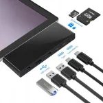 USB-C jaotur SH867, Surface Pro 7 jaoks, kaardilugejaga