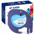 Plastikpael DYMO LetraTag, valge, 12 mm x 4 m, GP-DY59422