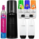 Sodastream Terra must s&uuml;sivesi masin 2 pudeli ja siirupiga