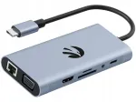 USB-C jagaja HAWK HW-HUB1101, 11 porti, passiivne