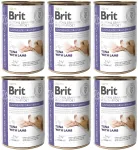 Dieettoit koertele Brit Veterinary Gastrointestinal Low Fat, 6 x 400 g konservi