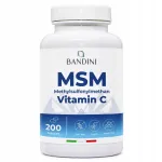 Toidulisand Bandini MSM 200, 2000 mg met&uuml;&uuml;lsulfon&uuml;&uuml;lmetaan ja vitamiin C, 200 tabletti
