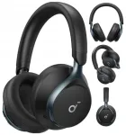 Soundcore Space One mustad traadita pealelu k&otilde;rvaklapid, Bluetooth 5.3