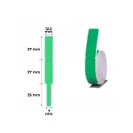 Kleepsud Niimbot D printerile, 12.5x74 mm, 65 tk, rohelised