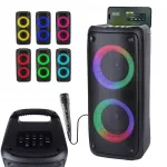 Kaasaskantav Bluetooth k&otilde;lar FUNBOX, 40W, karaoke, kuni 10 tundi m&auml;nguaega
