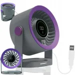 T&ouml;&ouml;laua LED USB-C ventilaator WINDMILL, vaikne, v&otilde;imas, violetne