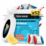 N&otilde;udepesukapslid FRISCHER Professional 3in1, 52 tk, sidrunil&otilde;hnalised
