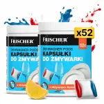 N&otilde;udepesukapslid FRISCHER Professional 3in1, 52 tk, sidrunil&otilde;hnaga