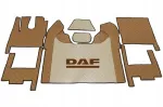 DAF XF 106 2017&ndash;2021 kahetoonilised jalamatid logoga