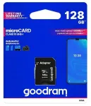 microSD m&auml;lukaart GOODRAM UHS1 CL10 128GB koos adapteriga