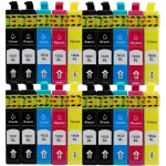 INK XL 16XL tindikassetid, 20 tk, sobivad Epson WF2010, WF2520, WF2540, WF2660, WF2750, WF2760, koos kiibiga