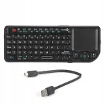 Juhtmevaba mini klaviatuur puutepuldiga 3in1