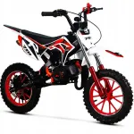 Laste mini motokrossi mootorratas XTR 701 49 cm&sup3;, punane, alates 6. eluaastast