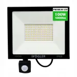 V&auml;ljas LED halogeenprojektor 100W liikumis- ja valguseanduriga